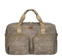 Brics X-Collection Borsone da weekend taupe, nylon, 46 x 32 x 22cm