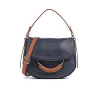Brics Gondola Stella mini Borsa a spalla blu scuro, pelle, donna