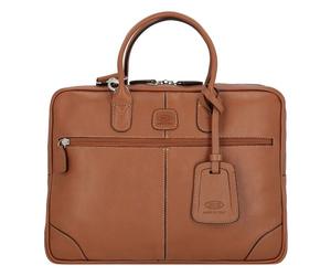 Bric's Life Pelle Cartella in pelle 38 cm Scomparto per laptop marrone