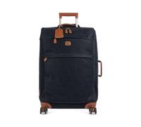 Brics Life Valigia trolley (4 ruote) blu scuro, tessuto, 44 x 71 x 25cm