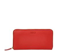 Bric's Marmolada Portafoglio Donna con Zip e Protezione RFID, Scomparto per banconote, 15 Tasche Porta Carte, Tasca Portamonete interna con Zip, Dimensione 20 x10 x 3 cm, Rosso