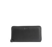 Portafogli donna in pelle con chiusura con zip Brics Marmolada, nero - Tabella Colori: Nero