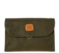 Brics Borsa da toilette verde-oliva, tessuto, 30 x 20 x 10cm