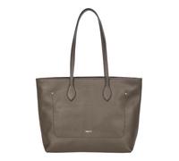 BRIC'S Pelle borsa a tracolla Gondola Violetta Shoulderbag Swamp grigio talpa