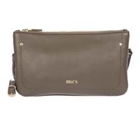 BRIC'S Pelle borsa a tracolla Gondola Violetta Shoulderbag Swamp grigio talpa