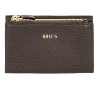 Bric's Pelle portafoglio Gondola Fioraliso Wallet Ebony marrone scuro