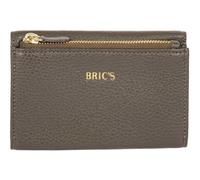 Bric's Pelle portafoglio Gondola Fioraliso Wallet Swamp grigio talpa