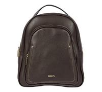 Bric's Pelle zaino per il tempo libero Gondola Peonia Backpack Ebony marrone scuro