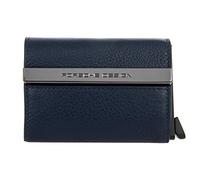 Bric's Porsche Design Secrid Portacarte Unisex Donna e Uomo in Pelle con Protezione RFID e NFC, Pop-up per 4 Carte, Scomparto Banconote, Dimensione 6,5 x 9,5 x 2 Cm, Blu