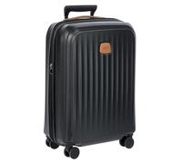 Brics Taormina - Trolley da cabina con 4 ruote S 55 cm erw. USB (schwarz) nero