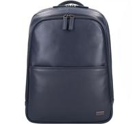 Bric's Torino Zaino da lavoro Vera Pelle 40 cm Vano porta PC blu