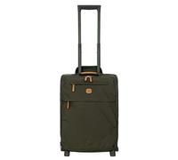Bric's Trolley Cabina Espandibile Collezione X-Bag, Valigia Bagaglio a Mano con 2 doppie Ruote, Resistente e Ultra Leggera, Dimensioni 39x55x20/23 cm Olive