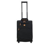 Bric's Trolley Cabina Espandibile X-Collection, Valigia Bagaglio a Mano con 2 doppie Ruote, Resistente e Ultra Leggera, Dimensioni 39x55x20/23 cm, Black