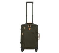 Bric's Trolley Cabina Espandibile X-Collection, Valigia Bagaglio a Mano con 4 doppie Ruote, Resistente e Ultra Leggera, Dimensioni 36x55x23 cm, Olive