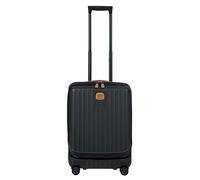 Bric's Trolley Rigido Espandibile Collezione Capri, Valigia Bagaglio a Mano con 4 ruote, Leggero e Resistente, Collegamento USB, Lucchetto TSA integrato, Dimensioni 38x55x23/27, Black