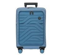 Brics Ulisse Valigia trolley (4 ruote) blu-grigio, plastica, 37 x 55 x 24cm