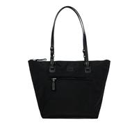 Shopping media in tessuto riciclato e pelle X-Collection nera - Tabella Colori: Nero