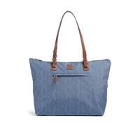 Bric's Sportina X-Bag - Grande Tote Bag - Borsa shopper a 3 vie - Borsa a tracolla X-Collection Designer per viaggi e lavoro, Jeans, Taglia unica