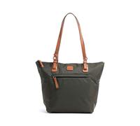 Brics X-Collection Borsa shopper verde-oliva, nylon, donna