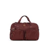 Brics X-Collection Borsone da weekend rosso bordò, nylon, 46 x 32 x 22cm