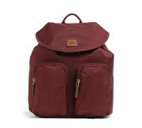 Brics X-Collection Small Zaino rosso bordò, nylon, donna, 6L