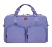 Brics X-Collection Borsone da weekend viola, nylon, 46 x 32 x 22cm