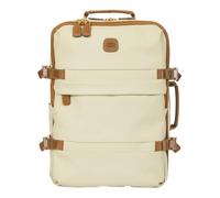Bric's zaino borsa da viaggio con scomparto per laptop Firenze Underseat Backpack Cream avorio