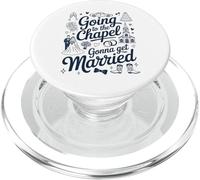 Bride Bridal Going To The Chapel Gonna Get Married Wedding PopSockets PopGrip per MagSafe