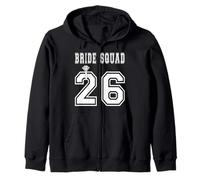 Bride Squad 2026 Festa Nuziale Addio al Nubilato Doccia di Gruppo Felpa con Cappuccio