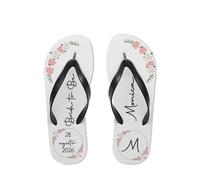 "Bride to be" Infradito Personalizzate col tuo nome Idea Regalo Mare Estate Vacanze Ciabatte da Spiaggia due Taglie 35-39 e 40-44 Donna Addio al Nubliato Amiche Sposa Damigelle Damine Team Brides