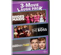 Bridesmaids / The Boss / Identity Thief 3-Movie Laugh Pack (DVD) Kristen Wiig