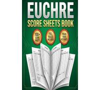 Bridge Euchre Score Pad: Classic Card Games Score Sheets