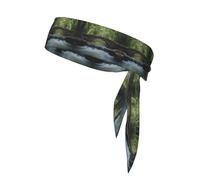 Bridge Over The River - Fascia per capelli sportiva, assorbe il sudore, unisex, adatta per viaggi all'aperto e vari sport.