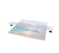 Bridge per artisti Leging - Clear Acrilic Smudge Guard, Strumento di riposo a mano ergonomico | Previene le opere d'arte lo smudging, migliora la precisione del disegno, fornisce supporto costante, ot