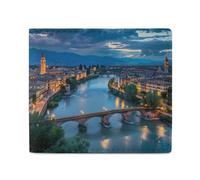 Bridge Ponte Degli Alpini at River Brenta Billfold Portafoglio in Pelle Carino Porta Carte Frizione per Viaggi di Lavoro, Stile:, Taglia unica