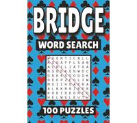 Bridge Word Search: 100 Pages of Card Games Puzzles, Word Scramble, Word Find, and Vocabulary Activities for Kids, Adults, and Seniors