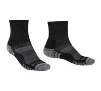 Calze Bridgedale Hike LW MP 3/4 Crew Dimensioni dei calzini: 40-43 / Colore: nero/argento