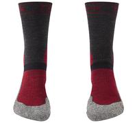 Bridgedale Calzini Winter Weight T2 Merino Sport Graphite / Red