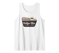 Bridger-Teton National Forest Wyoming Segno di Benvenuto Vacanza Canotta