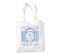 Bridgerton Around The Ton Borsa Tote Riutilizzabile per Spesa e Viaggi, Bianco