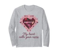 Bridgerton Heart Calls Your Name Ufficialmente Autorizzato Maglia a Manica