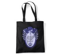 Bridgerton I Will Stand With You Borsa Tote Riutilizzabile per Spesa e Viaggi, Nero
