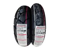 Bridgestone AX41 T X-ADV Pneumatici 120 70 17 + 160 60 15 Coppia Gomme DOT 2025