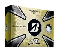Bridgestone E12 CONTACT GOLF BALLS 2023 - WHITE - 1 Dozen - PALLINE DA GOLF E12 CONTACT 2023 - BIANCHE - 1 Dozzina Uomo, Bianco, one size - 3CWX6D