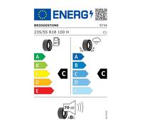 Bridgestone HL422+ 235/55 R18 100H auto Pneumatici estivi Pneumatici AUDI: A6 C7 Avant, A6 C8 Avant, A7 Sportback, VOLKSWAGEN: Tiguan I, Tiguan II