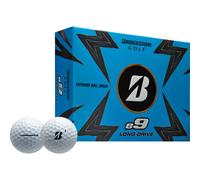 Bridgestone Palline da golf e9 Long Driver - Confezione da 12, bianco