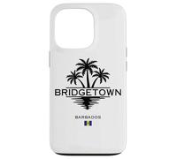 Bridgetown Barbados Palme Mare dei Caraibi Isola tropicale Custodia per iPhone 13 Pro
