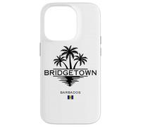 Bridgetown Barbados Palme Mare dei Caraibi Isola tropicale Custodia per iPhone 14 Pro