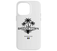 Bridgetown Barbados Palme Mare dei Caraibi Isola tropicale Custodia per iPhone 14 Pro Max