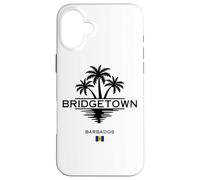 Bridgetown Barbados Palme Mare dei Caraibi Isola tropicale Custodia per iPhone 16 Plus